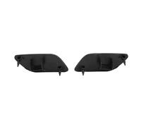 A6 C7 2012-2017 Headlight Washer Cover, OE 4G0955276, 4G0955275, Made of Premium ABS Material, Pack of 2 Black for Preventing Dust and Affecting Cleaning Performance