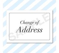 A6 Change of Address Cards Moving House Home with Envelopes (Black & White) (Pack of 36)