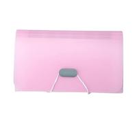 A6 Document Organizer Expanding File Folder - Accordion Wallet Pouch for School, Office, and Family for Paperwork(Pink)