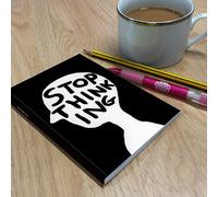A6 Doodle Notebook - Stop Thinking Start Scribbling