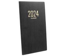 A6 English Planner 2024 Planner Organizer Paper Artificial Leather