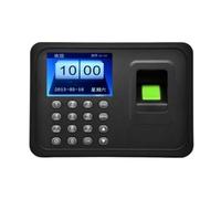 A6 Fingerprint Access Control Time Attendance Machine Password Time Attendance Machine Pendulum Punch Card Machine Multilingual