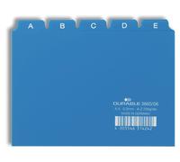 Durable Leitregister A - Z, A6 quer, 1 Stück, blau, 366006 blau DIN (US IMPORT)