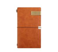 A6 Leather Notebook Journal Set, Travel Journal for Men Women, Travelers Notebook with Blank Paper Kraft Inserts Pen Pen Clip Multi-function Pouch