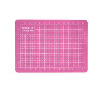 A6 Mini Cutting Mat Pink - Self Healing Cutting Mat for Sewing, Craft Mat with Accurate Grid Lines and Measurement, Rotary Cutting Mats for Quilting, Crafting, DIY Projects and Sewing Needs
