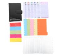 A6 Money Binder PU Leather Account Notebook with Magnetic Closure