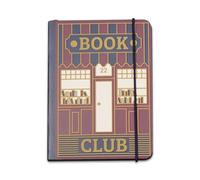 Pulteney Press Half Moon Bay | Book Club | Softcover A6 Notebook | Premium Literary Range | Pocket Journal and Reading Log | Gifts for Book Lovers