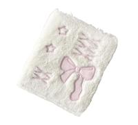 A6 Plush Folder for Sticky Cards - Portable Photo and Receipt Organizer with Transparent Inner Pages for Scrapbooking, Label Making, Tickets, Cards