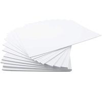 A6 Premium Thick Smooth White 300gsm Craft Printing Index Record Card - Postcard Size 50 Sheets