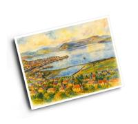A6 PRINT - Gourock & the Firth of Clyde - Vintage Art Style