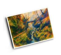 A6 PRINT - The Gorge, How Stean, Lofthouse - Vintage Art Style