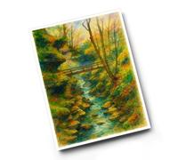 A6 PRINT - The Gorge, How Stean, Nr. Lofthouse (e) - Vintage Art Style
