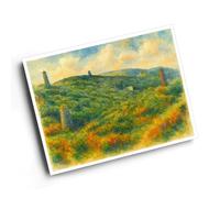 A6 PRINT - The Silver Mines, Sark - Vintage Art Style