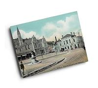 A6 PRINT - Vintage Cornwall - Falmouth. Municipal Buildings & Town Hall