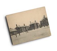 A6 PRINT - Vintage Devon - The Barrack Square, Crown Hill