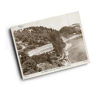 A6 PRINT - Vintage Devon - The Osborne Hotel and Meadfoot Beach, Torquay