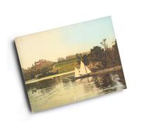 A6 PRINT - Vintage Durham - South Shields. The Lake, South Marine Park (b)