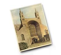 A6 PRINT - Vintage Gloucestershire - The Abbey (West Front), Tewkesbury (b)