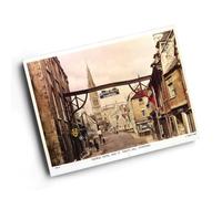 A6 PRINT - Vintage Lincolnshire - George Hotel & St Mary's Hill Stamford b