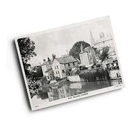A6 PRINT - Vintage Lincolnshire - River Welland, Stamford