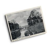 A6 PRINT - Vintage Lincolnshire - Stamford. The Bridge, Burghley Park