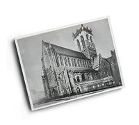 A6 PRINT - Vintage Scotland - Paisley Abbey from South West