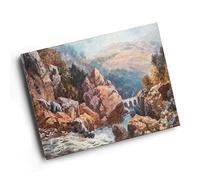 A6 PRINT - Vintage Scotland - Pitlochry Pass of Killiecrankie Soldiers Leap