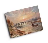 A6 PRINT - Vintage Scotland - The Old Bridge, Berwick on Tweed