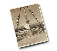 A6 PRINT - Vintage Suffolk - Figure Head, H.M.S. Ganges