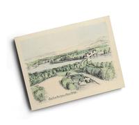 A6 PRINT - Vintage Wales - The Two Bridges, Menai Bridge (1)