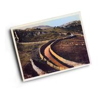 A6 PRINT - Vintage Yorkshire - Road to the Cove, Malham (b)
