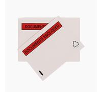 A6 Printed Document Enclosed Wallet (165 x 115 mm) | Peel & Seal Clear Plastic Envelopes/Sleeves/Pockets/Wallets | Attach Invoices, Packing Lists & Delivery Notes to Parcels (200)