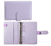 A6 PU Loose Leaf Binder Journal 6-Ring Clasp Pen Loop Cover