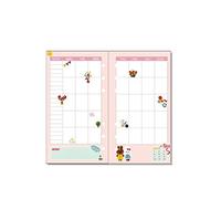 A6 Refillable Pages, 6 Holes Colored Refill Notebook Executive Personal Organiser for Writting Your Daily/Weekly/Monthly Plan (40 Insert Pages, Pack of 2)