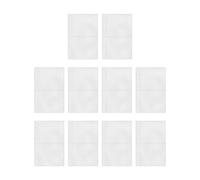 A6 Slip-in Sleeves, Pack of 10 A6 Ring Binder, Clear Refill Sleeves, Top Loading Protective Films for Money Organisers, Business Cards, Tracker, Sticky Notes, Trade, Students, Teachers