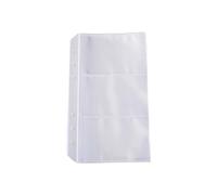 A6 Square Colored Zipper Binder Photo Card Collection Book Postcard Organizer Diary Notebook(10pcs)