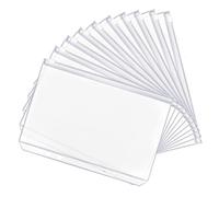 A6 Zipper Binder Punched Pockets,20 PCS PVC Plastic Budget Binder Pockets 6 Holes Ring Binders Document Organizer Bill Folder Money Cash Envelope Punch Wallet Organiser for Home Office Stationery