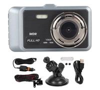 A60 Front Rear Dual Dash Camera 1080P HD Image Quality Car Dash Cam Car Driving Recorder G-Sensor Technology Wide Angle Lens