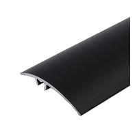 A65 50mm Anodised Aluminium Door Threshold Strip - Black, 2.7m