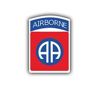 #A683 82nd Airborne Division Sticker 82 American Crest Airland Devision US Army 7 x 5 cm