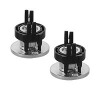 A6L Headlight Mount Screw Kit for Front Bumper Repair 2pcs | Plastic and Iron Build, Precision Fit for Factory Holes, 3x3x2.8cm, 4S Shop Use
