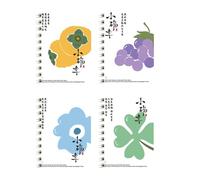 A7- Cartoon Learning Stationery Coil This Cute Loose-Leaf Portable Pocket Notebook -A7 is Really Lucky