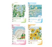 A7- Cartoon Thick Coil Student Portable Stationery Notebook -A7 Land on the Cloud