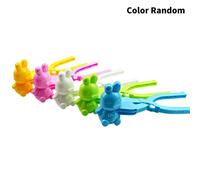 (A7) Children'S Winter Outdoor Toy Snowball Maker Clip For Kids Adult Creative Heart Snowflake Duck Shape Snow Sand Mold Tool