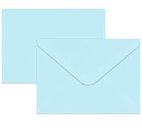 A7 Envelopes 100 Pack Sky Blue Envelopes 5x7 V Flap Invitation Envelopes, Perfect for 5x7 Photo,5X7 Cards, Invitation, Wedding, Announcements, Baby Shower-5.25" x 7.25"