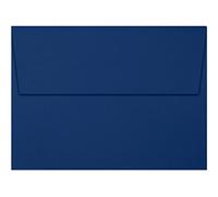 A7 Invitation Envelopes (5 ¼ x 7 ¼) - Navy Blue (50 Qty) | Perfect for Invitations, Weddings, Announcements, 5x7 Cards | Peel & Press | 80lb. Text Weight | Printable | Square Flap | LUX-4880-103-50
