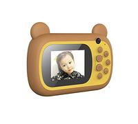 A7 Kids Camera 1080P Digital Instant Camera with Photo Printer 24Mp Dual Cameras 2.4 inch Display Screen 3 Rolls Print Paper Replaceable TF Card Design for Children