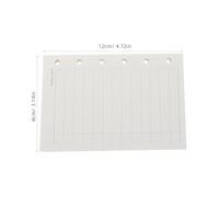 A7 Loose Leaf Planner Refills 200 Sheets, 6 Hole Punched Paper | White Paper Inserts, Undated Daily Weekly Monthly Pages, for Study Project Planning and Goal Tracking