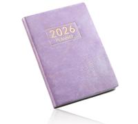 A7 Mini Pocket Diary 2026, Portable Small Diary 2026 Weekly Monthly Dailys Week To View Planner, 120 Pages Small 2026 Diarys Pocket Size For School Office Academic A7 Notebook (purple)