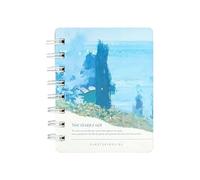 A7- Oil Painting Scenery Coil Book Cute Handbook Student Wrong Title Book-Tide Sea